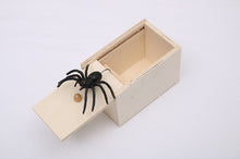 Load image into Gallery viewer, NEW Funny Scare Box Wooden Prank Spider Hidden in Case Great Quality Prank-Wooden Scarebox Interesting Play Trick Joke Toys Gift
