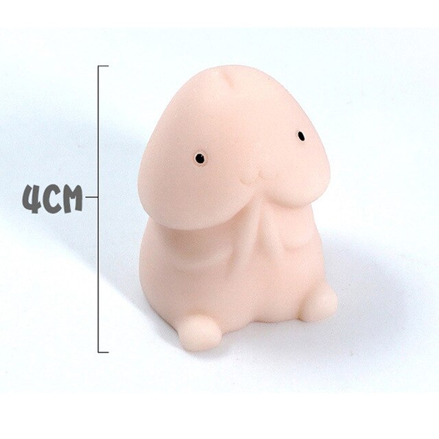 Funny Penis Shape Slow Rebound PU Decompression Toy Slow Rising Toys Stress Relief Relax Pressure Toy Interesting Gifts hot sale