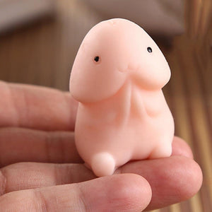 Funny Penis Shape Slow Rebound PU Decompression Toy Slow Rising Stress Relief Toys Relax Pressure Toys Interesting Gifts